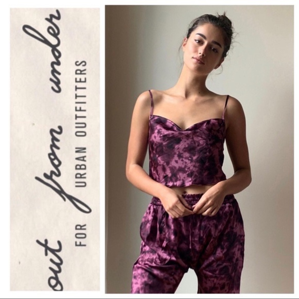 UO OUT FROM UNDER CHRISTINA COWL NECK CAMI